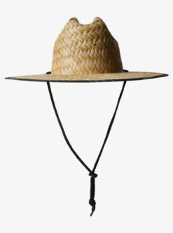 Quiksilver Waterman Outsider Straw Lifeguard Hat -Mens Surf Shop aqmha03116 quiksilverp kvj6 bck1