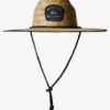 Quiksilver Waterman Outsider Straw Lifeguard Hat -Mens Surf Shop aqmha03116 quiksilverp kvj6 frt1