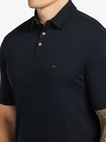 Quiksilver Waterman Waterpolo Short Sleeve Polo Shirt 7 Quiksilver Waterman Waterpolo Short Sleeve Polo Shirt - Image 5