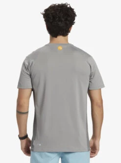 Quiksilver Waterman Bamboo Check 2 UPF 50 Short Sleeve Surf Tee -Mens Surf Shop aqmwr03035 quiksilverw skg0 bck1