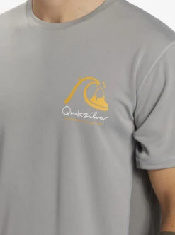 Quiksilver Waterman Bamboo Check 2 UPF 50 Short Sleeve Surf Tee -Mens Surf Shop aqmwr03035 quiksilverw skg0 frt3