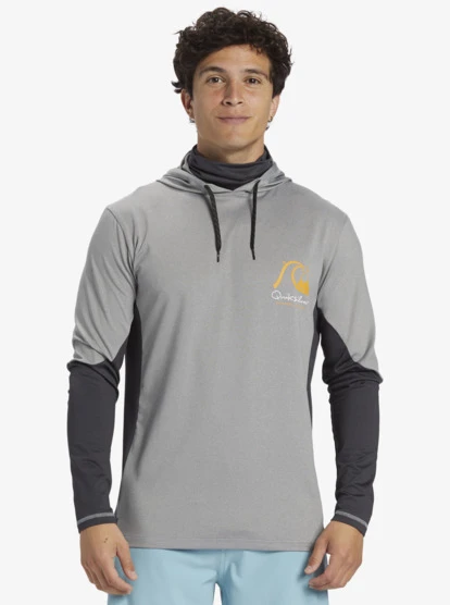 Quiksilver Waterman Angler Hooded UPF 50 Long Sleeve Surf Tee 5 Quiksilver Waterman Angler Hooded UPF 50 Long Sleeve Surf Tee - Image 3