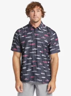 Quiksilver Waterman Drag Week Technical Short Sleeve Shirt 11 Quiksilver Waterman Drag Week Technical Short Sleeve Shirt -Mens Surf Shop aqmwt03469 quiksilverw kvj6 frt1