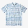 Quiksilver Waterman At Trees Short Sleeve Shirt -Mens Surf Shop aqmwt03474 quiksilverf bhc6 frt1