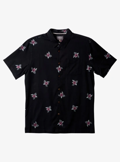 Quiksilver Waterman Small Pedals Short Sleeve Shirt 3 Quiksilver Waterman Small Pedals Short Sleeve Shirt