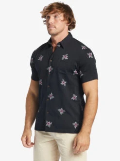 Quiksilver Waterman Small Pedals Short Sleeve Shirt 12 Quiksilver Waterman Small Pedals Short Sleeve Shirt -Mens Surf Shop aqmwt03476 quiksilverw kvj6 frt2