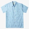 Quiksilver Waterman Sail Palm Short Sleeve Shirt -Mens Surf Shop aqmwt03490 quiksilverf bhc6 frt1