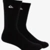 Quiksilver 2 Pack Solid Crew Socks 1 Quiksilver 2 Pack Solid Crew Socks -Mens Surf Shop aqyaa03292 quiksilverp kvj0 frt1