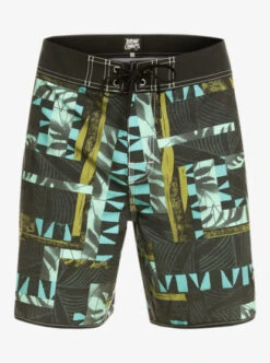 Quiksilver Gregg Kaplan Blank Canvas Scallop 18" Boardshorts -Mens Surf Shop eqybs04794 quiksilverv kvj6 frt1