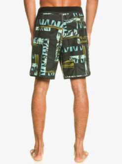 Quiksilver Gregg Kaplan Blank Canvas Scallop 18" Boardshorts -Mens Surf Shop eqybs04794 quiksilverw kvj6 bck1