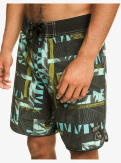 Quiksilver Gregg Kaplan Blank Canvas Scallop 18" Boardshorts -Mens Surf Shop eqybs04794 quiksilverw kvj6 frt3