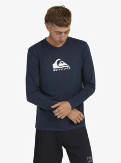 Quiksilver Solid Streak Long Sleeve UPF 50 Surf T-Shirt -Mens Surf Shop eqywr03247 quiksilverw byj0 frt1