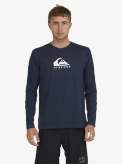 Quiksilver Solid Streak Long Sleeve UPF 50 Surf T-Shirt -Mens Surf Shop eqywr03247 quiksilverw byj0 frt2