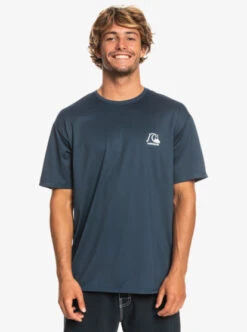 Quiksilver Heritage Heather Short Sleeve UPF 50 Surf T-Shirt -Mens Surf Shop eqywr03382 quiksilverw bslh frt1