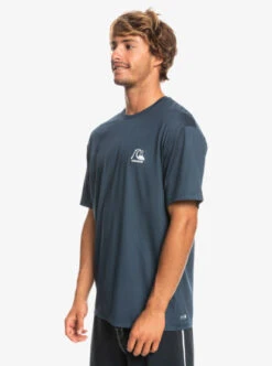 Quiksilver Heritage Heather Short Sleeve UPF 50 Surf T-Shirt -Mens Surf Shop eqywr03382 quiksilverw bslh frt2