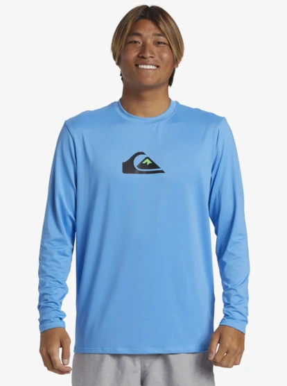 Quiksilver Solid Streak Long Sleeve UPF 50 Surf Tee 4 Quiksilver Solid Streak Long Sleeve UPF 50 Surf Tee - Image 2