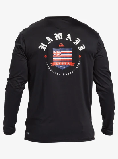 Quiksilver Hawaii Royalty UPF 50 Long Sleeve Surf Tee 4 Quiksilver Hawaii Royalty UPF 50 Long Sleeve Surf Tee - Image 2