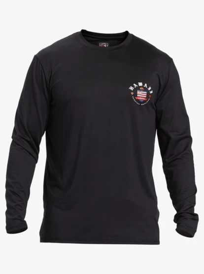 Quiksilver Hawaii Royalty UPF 50 Long Sleeve Surf Tee 3 Quiksilver Hawaii Royalty UPF 50 Long Sleeve Surf Tee
