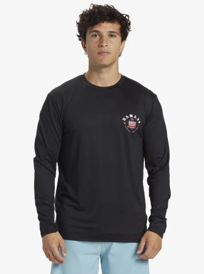 Quiksilver Hawaii Royalty UPF 50 Long Sleeve Surf Tee 5 Quiksilver Hawaii Royalty UPF 50 Long Sleeve Surf Tee - Image 3