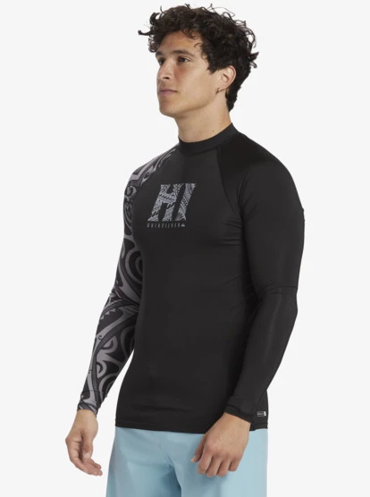 Quiksilver Hawaii Big Island UPF 50 Long Sleeve Surf Tee 6 Quiksilver Hawaii Big Island UPF 50 Long Sleeve Surf Tee - Image 4