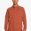Quiksilver Smoke Trail Long Sleeve Shirt -Mens Surf Shop eqywt04055 quiksilverw cns0 frt1