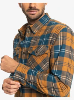 Quiksilver Harelaw Stretch Long Sleeve Shirt -Mens Surf Shop eqywt04435 quiksilverw cmm1 frt3