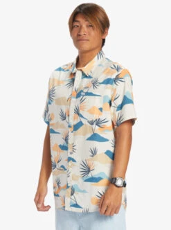 Quiksilver Slow Dazed Short Sleeve Shirt -Mens Surf Shop eqywt04491 quiksilverw wdw6 frt2