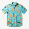 Quiksilver Tropical Glitch Short Sleeve Shirt 2 Quiksilver Tropical Glitch Short Sleeve Shirt -Mens Surf Shop eqywt04492 quiksilverf bgd6 frt1