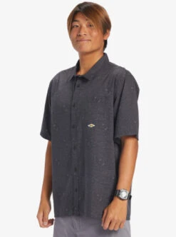 Quiksilver The Saturn Short Sleeve Shirt -Mens Surf Shop eqywt04495 quiksilverw kta6 frt2