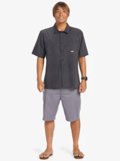 Quiksilver The Saturn Short Sleeve Shirt -Mens Surf Shop eqywt04495 quiksilverw kta6 frt9