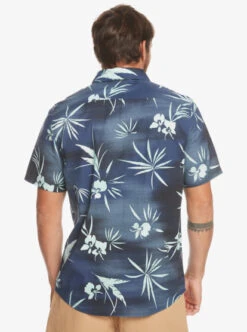 Quiksilver Fade Out Short Sleeve Shirt -Mens Surf Shop eqywt04502 quiksilverw bym6 bck1