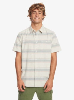 Quiksilver Cali Sunrise Short Sleeve Shirt -Mens Surf Shop eqywt04521 quiksilverw thz3 frt1