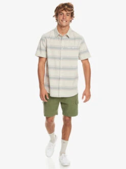 Quiksilver Cali Sunrise Short Sleeve Shirt -Mens Surf Shop eqywt04521 quiksilverw thz3 frt9
