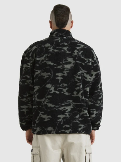 Quiksilver Mikey Zip Sherpa Half-Zip Fleece 7 Quiksilver Mikey Zip Sherpa Half-Zip Fleece - Image 5