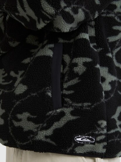 Quiksilver Mikey Zip Sherpa Half-Zip Fleece 10 Quiksilver Mikey Zip Sherpa Half-Zip Fleece - Image 8