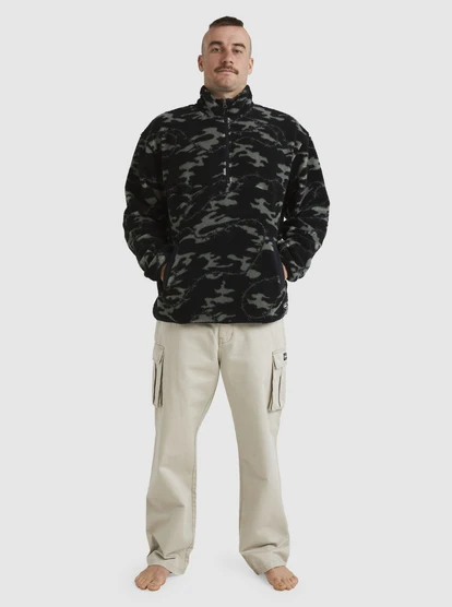 Quiksilver Mikey Zip Sherpa Half-Zip Fleece 6 Quiksilver Mikey Zip Sherpa Half-Zip Fleece - Image 4