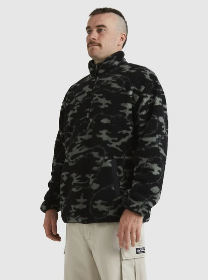 Quiksilver Mikey Zip Sherpa Half-Zip Fleece 8 Quiksilver Mikey Zip Sherpa Half-Zip Fleece - Image 6